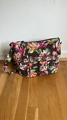 Vera Bradley English Rose Pattern Mom’s Day Out Lined Diaper Bag • $16.50