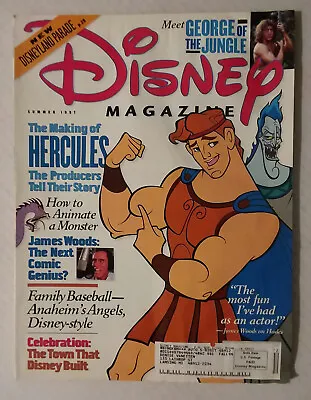 Disney Magazine (Sum. 1997) Hercules George Of Jungle James Woodscereal Boxes • $9.99