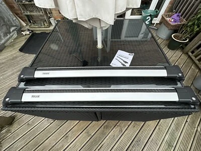 £40 • Buy Thule Wingbar Edge 958x Aluminium Roof Bars : Covers, Feet & Key Fits Ford Kuga