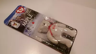 McDonald’s TY International Maple The Bear Beanie Baby Rare 1999 • $11.99