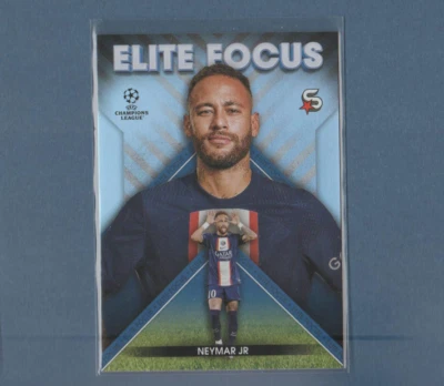 $4 • Buy 2022-23 Topps Super Stars Elite Focus Neymar Jr #EF-NJR Paris Saint-Germain