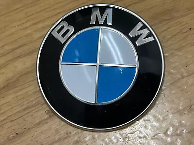 *BMW E34 E83 E46 E36 E39 E90 E92 E60 X3 X5 FRONT HOOD Emblem Roundel 8132375 OE • $30