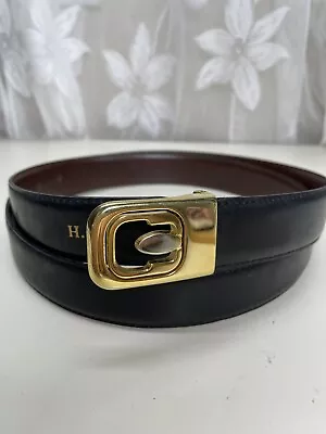 Misuri Firenze Genuine Leather Belt Black Size 40 Made In ITALY • $19.99