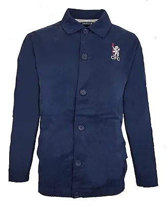 Chelsea FC Football Retro Jacket Mens Medium Lightweight Button Up Coat M CHH3 • £29.95