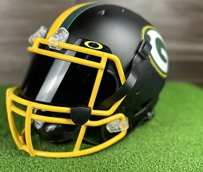 GREEN BAY PACKERS Eclipse NFL Full Size Authentic Football Helmet Medium Small • $256