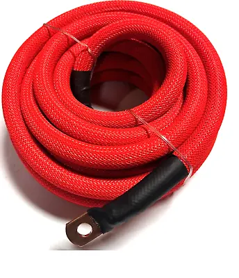 2 Gauge 20ft RED SNAKESKIN OFC Wire Strands Copper Marine Cable AWG • $87.50