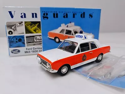 Corgi Vanguards VA04105 Ford Cortina MKII 1600GT Lancashire Police • £3.20