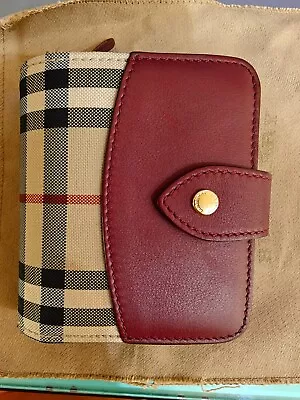 Burberry Wallet With Dust Bag Preloved Near New Condition. • $325