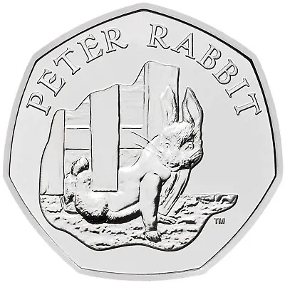 2020 Peter Rabbit Silver 50p Fifty Pence Uncirculated Album Filler  • £7.99