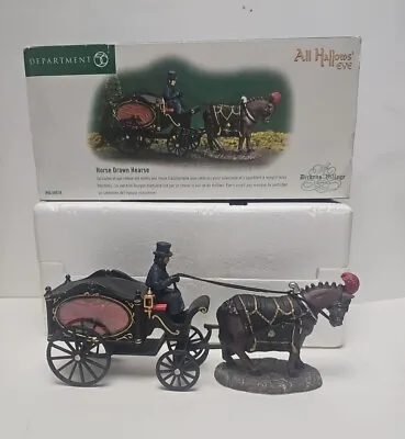 Dept 56 Dickens Village All Hallows’ Eve Horse Drawn Hearse #56-58574 (2003)  • $34.99