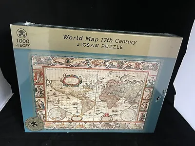 M&S 17th Century World Map Jigsaw Puzzle Sealed • £4.95