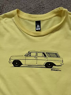 EH Holden Wagon T-shirt Garage 79 Lemon Colour Size Medium - NEW • $25