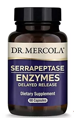 Dr. Mercola Serrapeptase Enzymes Immune Health  60 Caps Supports Overall  • $38.99