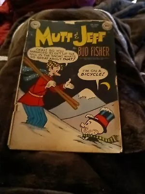 Mutt And Jeff 56 Dc Comics 1952 Golden  Age Precode Comic Strip Bud Fisher Art • $15.62