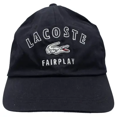 Lacoste Fairplay Strapback Dad Hat Cap Used Vintage • $50