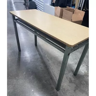 Vintage Industrial Steel And Formica Lab Table From Brooklyn NY High School-1971 • $275