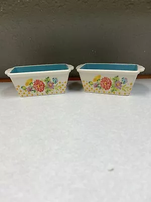 Pioneer Woman Blooming Bouquet Mini Loaf Pan Preowned • $2.77