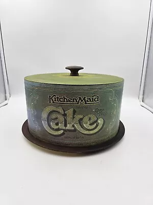 $20 • Buy Vintage Ballonoff Kitchen Maid Tin Cake Taker Holder