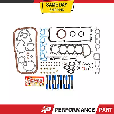 Full Gasket Set Head Bolts For 95-98 Nissan 240SX DOHC 2.4L KA24DE • $125.99