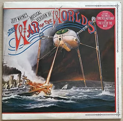 JEFF WAYNE'S MUSICAL VERSION OF WAR OF THE WORLDS 2 X LP - 1978 CBS + Booklet • £14.95