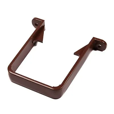 65mm Drain Pipe Down Pipe Rainwater Clip Square Brown Stand Off • £1.96