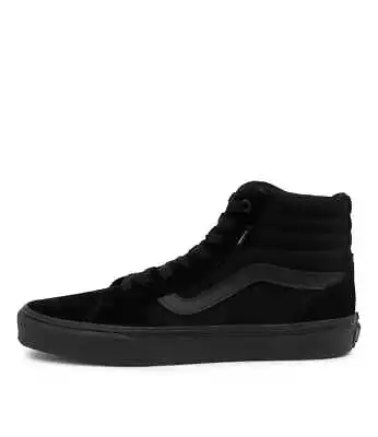 New Vans Filmore Hi Top M Black Blk Suede Sneakers Mens Shoes Casual • $139.99
