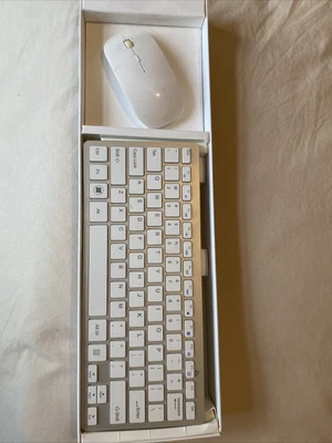 £19.90 • Buy 2.4G Mini Wireless Keyboard And Mouse Set Waterproof For Apple Mac PC Computer