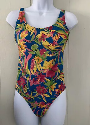 J.Crew Bow-back One-piece Swimsuit In Tarrington Floral Print Sz Small EUC • $25