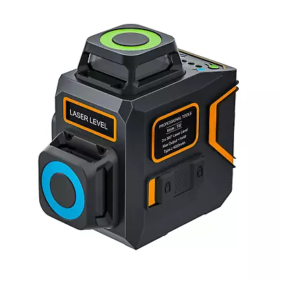 HITBOX 3D 3x360° Green Laser Level Cross Line Self Leveling For DIY Construction • $119.99