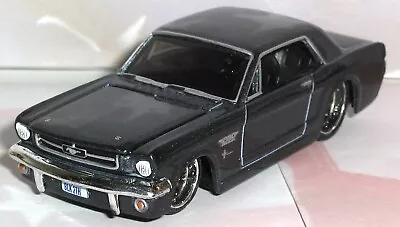 1965 65 FORD MUSTANG NOTCHBACK   Hood Open Rubber Tire Muscle Car FREE SHIPPING • $16.35