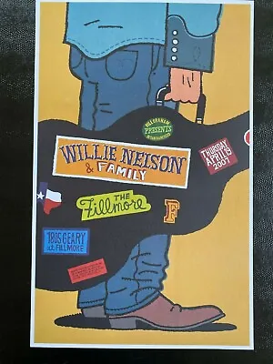 $100 • Buy Willie Nelson Vintage Concert Poster San Francisco