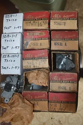 $549.99 • Buy 1941 1942 Ford NOS Trico Vacuum Wiper Motor Lot 16 Pieces All Shiny NOS Dry