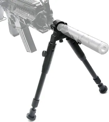 Adjustable 8''-10  Tactical Barrel Mount Bipod For Rifle - Swivel Stud Design • £18.99