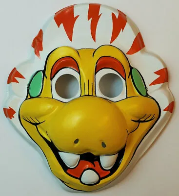 Vintage 1980s Dinosaur Halloween Mask 80s Cartoon Muppet Astronaut Y155 • $10.99