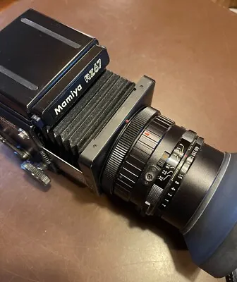 Mamiya RZ67 Pro Body 150mm SF Lens Waist Level Finder Winder BrightScreen • $795