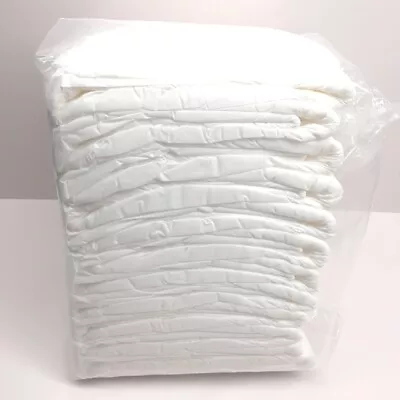  12 Pack  Unbranded Adjustable Size Adult Incontinence Diapers Sealed White New  • $21.99