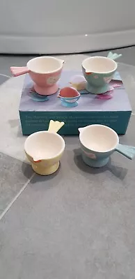 4 X Polly's Pantry Egg Cups - John Lewis- New Original  Boxed. • £17