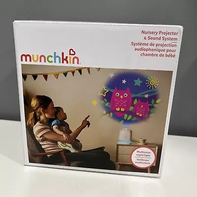Munchkin Sound Asleep Nursery Projector And Sound Machine With LED Nightlight • $35.99