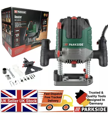 Parkside 1200W Electric Router For Precise Reproduction Of Cutting Shapes • £57.45