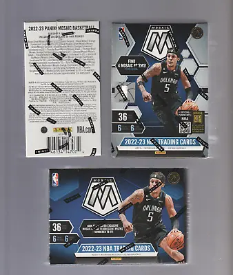 Sale !  ( 3 ) 2022-23 Panini Mosaic Nba Factory Sealed Blaster Boxes - 3 Box Lot • $65.99