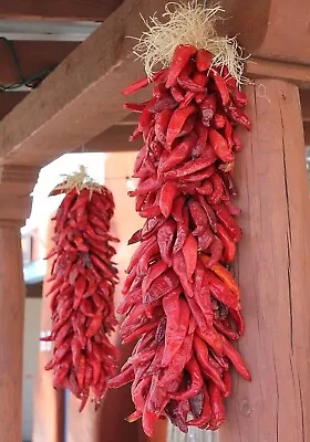 Authentic HATCH New Mexico Chili Ristra Edible Decorative Chile Wreath Red Fresh • $134.50