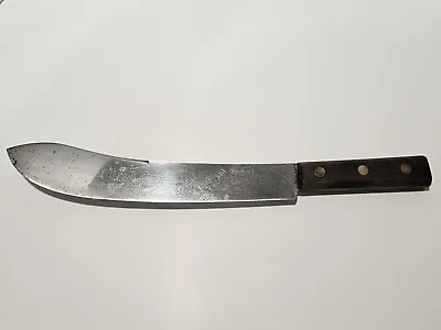 Vintage Foster Bros Forge Toughened Butcher Knife 12  Blade • $59.99