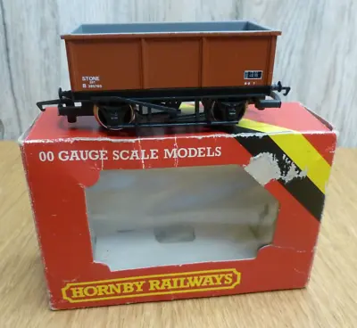 Hornby OO Gauge Hornby R239 Mineral Stone Wagon 26T B385760 Boxed • £8