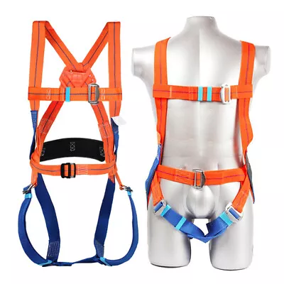 5 Point Fall Arrest Comfort Safety Harness Scaffold Construction Work Harness UK • £29.79