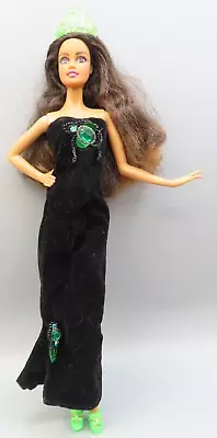 2016 Hispanic Model Muse Quinceanera Barbie Doll Miss America Green Tiara • $5.99