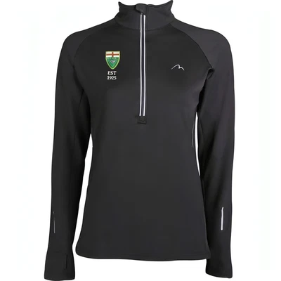 £19.95 • Buy More Mile Womens Vancouver ESAA Half Zip Long Sleeve Running Top - Black