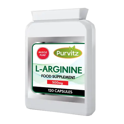 £4.15 • Buy L-Arginine HCL 500mg High Strength Amino Acid Nitric Oxide Increase Size + Pump 