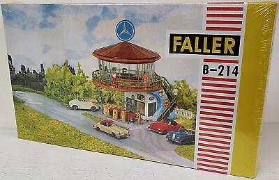 Faller NEW Retro #109214 (B-214) HO Scale KIT Auto Rest Snack Bar Gas Station • $63.99