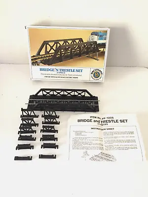 BACHMANN Bridge'N Trestle Set 17 Pieces For HO Scale Electric Trains With Box • $9.95