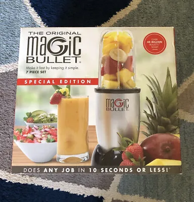 The Original Magic Bullet Special Edition 7 Piece Set (Chop Mix Blend Whip Grind • $29.98